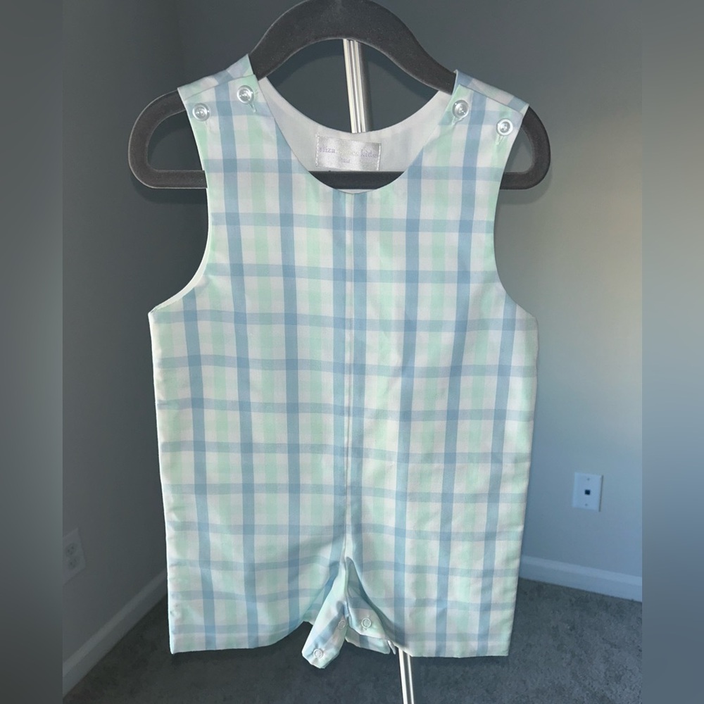 Boys' Blue and Mint Jon Jon 18 months NWOT!